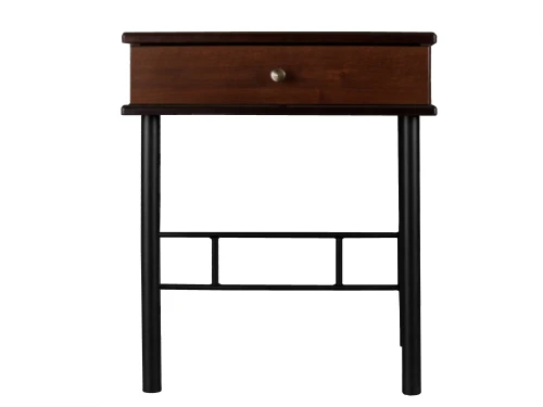 Тумба Сартон 11 черный/средне-коричневый