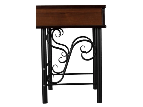 Тумба Сартон 11 черный/средне-коричневый