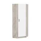 Шкаф угловой Вега, Дуб крафт серый, Белый Шкаф угловой Вега, Дуб крафт серый, Белый