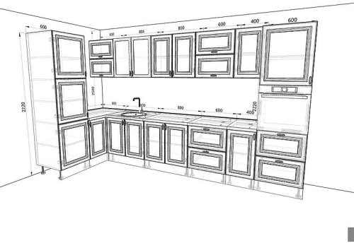 Кухня Ева Комплектация 9