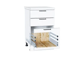 Ящик высокий POWER BOX2 с 2-ым рейлингом Дуб Вотан 199*468*447