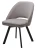 Стул DUNA 360 град. поворот. B22 Серый, велюр / черный каркас, М-City
