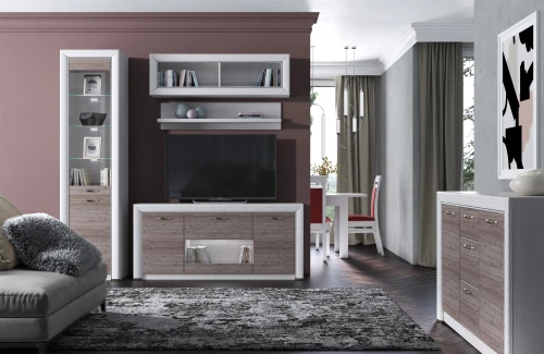 Стол раздвижной (II) , OLIVIA, цвет вудлайн крем