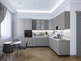 Модульная угловая кухня Ницца-04 Графит