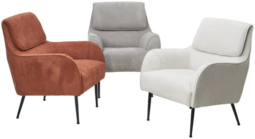 Кресло MAGDA Cato-08 коричневый, ткань / черный каркас, ®DISAUR