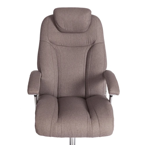 Кресло Trust (max) ткань рогожка Nice, мокко (серо-бежевая)