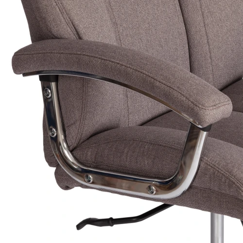 Кресло Trust (max) ткань рогожка Nice, мокко (серо-бежевая)