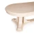 Стол VERSAL овальный бук, мдф, 300 (350/400) х 110 х 78 см, бежевый патина