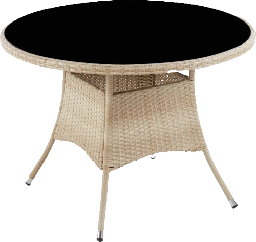 Стол из искусственного ротанга ЭММА «EMMA» (WOOD) D105 см