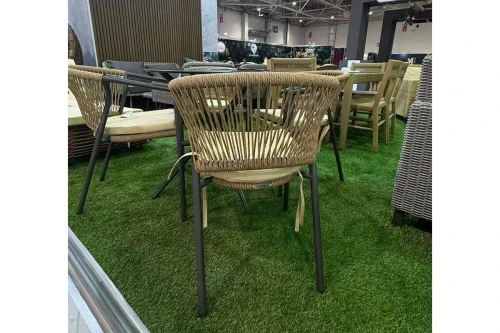 Комплект плетеной мебели MOKKA LYON на 4 персоны с обеденным столом