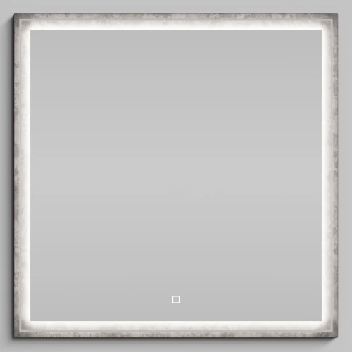 Зеркало Лайт 80, Серый камень ПВХ 57806