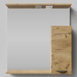 Зеркало Марко 75, ручки Черные, Дуб Тортуга ПВХ 2357-43, правый