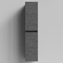 Пенал Бест 30 (2 двери) подвесной, Серый камень ПВХ 57806, правый