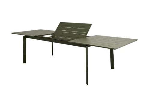 Обеденный стол из алюминия GONZO раздвижной 200/300 см олива  Joygarden