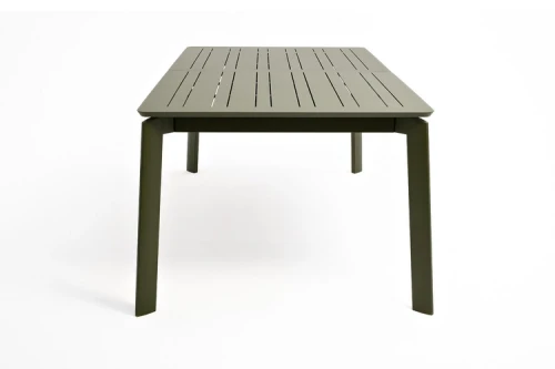 Обеденный стол из алюминия GONZO раздвижной 200/300 см олива  Joygarden