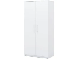 Шкаф «Аврора» 2дв, Белый/Ателье светлый