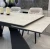 Стол ОРИГАМИ  240 AURA IVORY, керамика / Черный каркас М-City