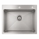 Кухонная мойка из нержавейки BLANTEK LS-5848SN Snake texture Кухонная мойка из нержавейки BLANTEK LS-5848SN Snake texture