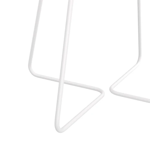 Столик журнальный SHT-CT42 белый муар