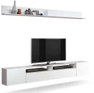 Модульный набор Прага белый/белый глянец