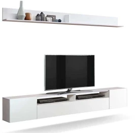 Модульный набор Прага белый/белый глянец