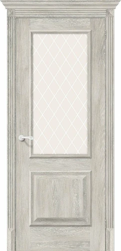 Межкомнатная дверь экошпон ĒLPORTA Классико-13 Chalet Provence White Сrystal