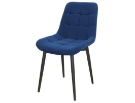 Стул Р / черный /велюр синий