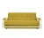 Диван-книжка Феникс 140 желтый, пружинный блок Боннель