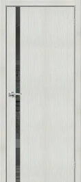 Межкомнатная дверь экошпон ĒLPORTA Браво-1.55 Bianco Veralinga Mirox Grey