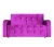 Диван  Оксфорд  90х170 велюр  фиолетовый