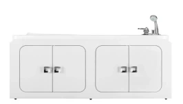 Экран Арнелла 1800, 4 распашные двери, белый