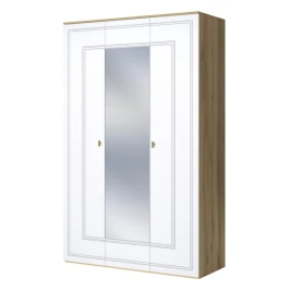 Шкаф Вега Сапфир 3дв, белый глянец