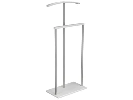 Вешалка костюмная Дэви 1 металлик/белый