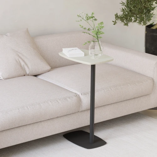 Стол придиванный Дей дуб янтарный/черный