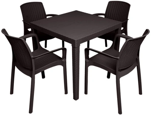 Стол FIJI QUATRO коричневый