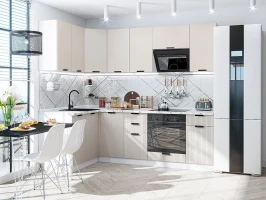 Угловая модульная кухня Евро Лайн-05 Агат