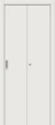 Межкомнатная складная дверь Гост-0 Л-14 (Белый)