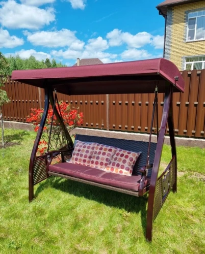 Садовые качели Rio из искусственного ротанга