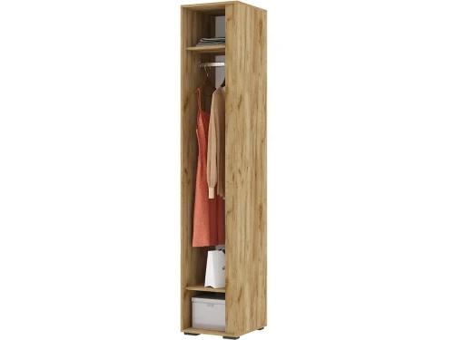 Шкаф-пенал «Хелен» ПН-01, белый/дуб крафт золотой