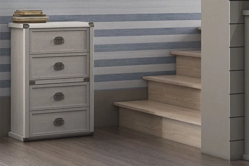 Комод 4S/50, MAGELLAN, цвет Сосна винтаж