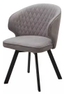 Стул SKAT 360 град. поворот. B22 Серый, велюр / черный каркас, М-City Стул SKAT 360 град. поворот. B22 Серый, велюр / черный каркас, М-City