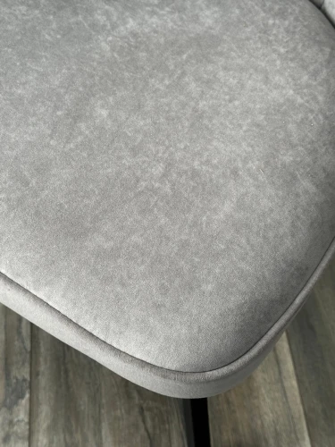 Стул SKAT 360 град. поворот. B22 Серый, велюр / черный каркас, М-City