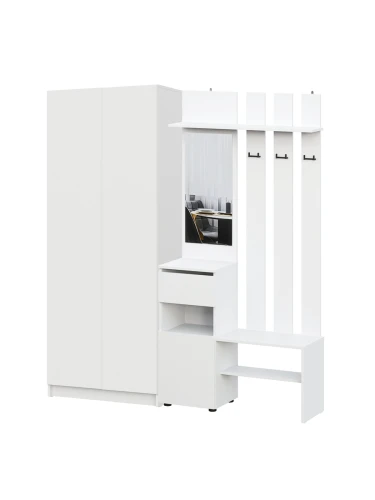 Прихожая Бали, Белый. Комплект 9