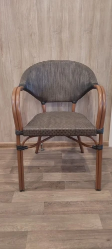 Кресло из искусственного ротанга БАМБУК/ТЕСЛИН-2 «BAMBOO/TESLIN-2» арт.3022