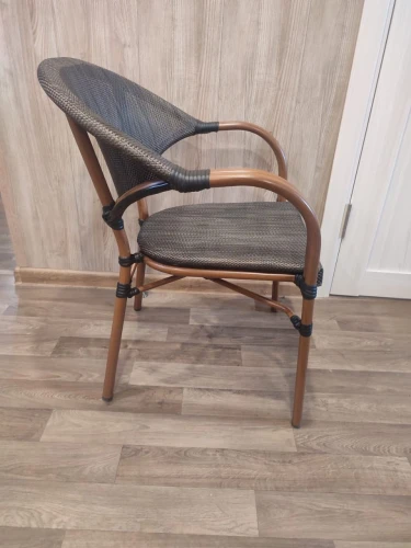 Кресло из искусственного ротанга БАМБУК/ТЕСЛИН-2 «BAMBOO/TESLIN-2» арт.3022