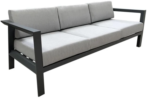 Диван трехместный из алюминия Graphite