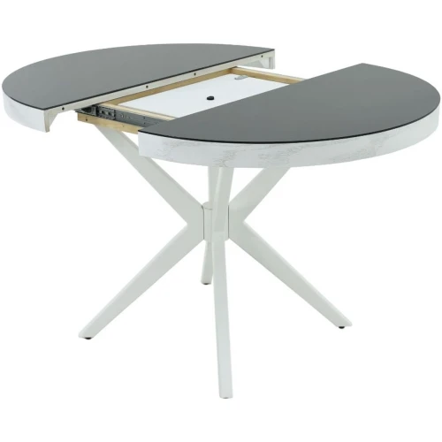 Стол «Оскар» D950 GLASS, стекло черное