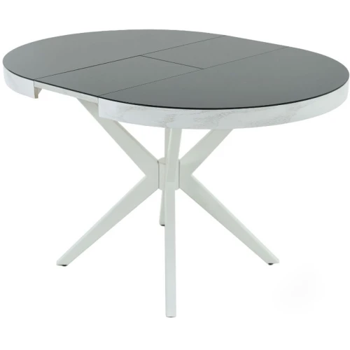 Стол «Оскар» D950 GLASS, стекло черное