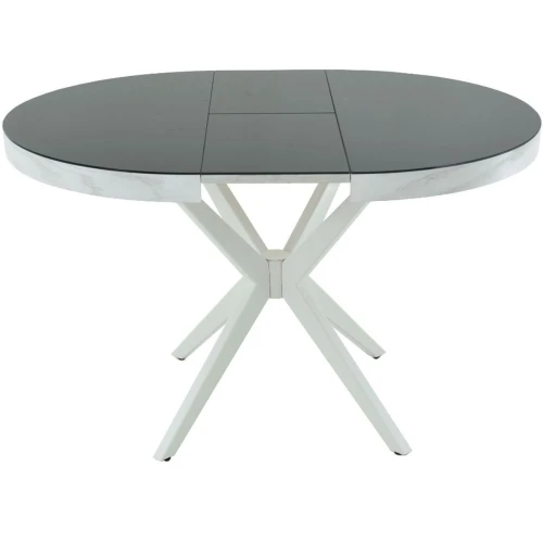 Стол «Оскар» D950 GLASS, стекло черное