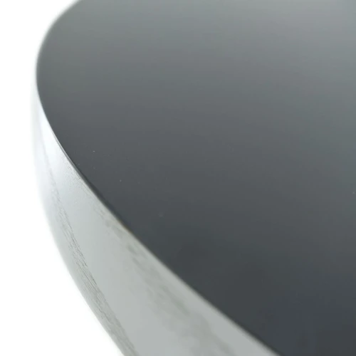 Стол «Оскар» D950 GLASS, стекло черное